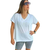Remera V Oversize (XL) Rock White