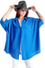 Camisa Maxi Oversize (XXL) Electric Blue - tienda online