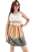 Vestido Corto Batick Camel [M/L] -SS en internet