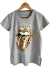 Remera Stone Print Nevada (M/L) SOFT GREY