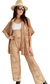 Palazzo PAMPA CROCHET PREMIUM (40 al 52) Camel
