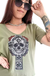 Remera V PREMIUM HOLY Verde Olive (4 talles)