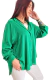 Camisa LINO Overside (M/L) - Green en internet