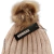 Gorro de lana crudo pompon BEIGE - AW - comprar online