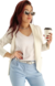 Blazer Sastrero Emma (M al XL) - OFF WHITE - tienda online