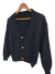 Cardigan trenzado BLACK (M/L) - Kuwana Shop