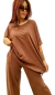 SET MAXI OVER Palazzo + Remeron Cristine CHOCO ( XL/XXL) - AW25
