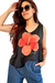 Musculosa V Evasé Hawai (M al XL) - Black