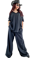 SET MAXI OVER Palazzo + Remeron Cristine BLACK ( XL/XXL) en internet