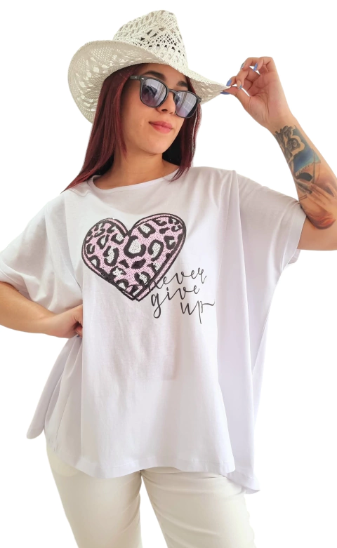 Remerón ESMERALDA NEVER (XXL) - White