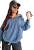 Buzo Hoodie Oversize (XL) DENIM