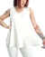 Musculosa Denise (M al XL) WHITE SHINE PLATE Lentejuelas en internet