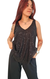 Musculosa Denise (XL) SHINE FULL Lentejuelas - BLACK