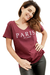 Remera V PREMIUM PARIS Bordo (4 talles) - AW25 - comprar online