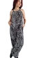 SET CREPE ANIMAL PRINT Grey Musculosa + Palazzo