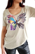 Remera V PREMIUM BUTTERFLY Mantecol (4 talles)