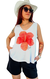 Musculosa V Evasé Hawai (M al XL) - White en internet