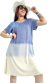 Imagen de Vestido Batick (XL/XXL) Oversize Blue Pacific