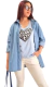 Imagen de Camisaco Denim Oversized EYE [L XL/XXXL)