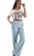 Pantalon WIDE RECTO Rigido SKY (40 al 48) en internet