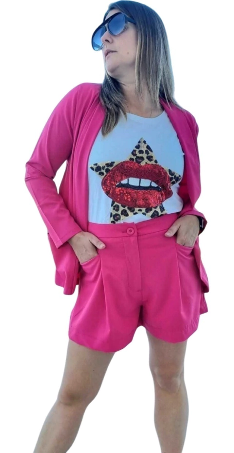 SET Sastrero (Blazer + Short) Pink [38 al 44]