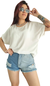 Remerón Blusa Oversized Crepe White (L/XL) en internet
