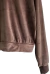 BUZO HOODIE Corto PLUSH (M/L) CHOCO - AW25 - tienda online