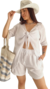 Camisa Kimono LINO BAMBULA (XL) LIBORE WHITE - tienda online