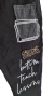 Babucha Italiana gabardina elastizada (TALLE UNICO) - IMPORTADO ITALY Negra - tienda online