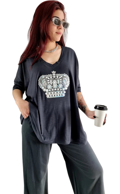 Remeron V Manga 3/4 (XL/XXL) CROWN - comprar online