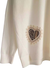 Sweater Corto BELEN LOVE PRINT WHITE (L/XL) en internet