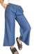 Palazzo CAPRI Denim Blue Navy (40 al 50) - Kuwana Shop