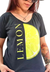 Remera V PREMIUM LEMON (4 talles) Black - Kuwana Shop