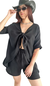 SET LIBORE LINO BAMBULA Kimono + Short (42 al 50) BLACK - tienda online