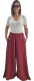 MAXI Palazzo CEY JOSEFINA WIDE LEG BORDEUX ( 40 al 48 ) - AW25 en internet