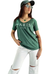 Remera V PREMIUM PARIS Green ( 4 Talles) - Kuwana Shop