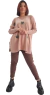 SET OFFICE Pant Elastizado + MAXI Sweater BREMER LARGO LOVE PRINT - Kuwana Shop