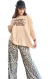 SET Maxi Palazzo PRINT MORLEY ROMA + Maxi Sweater PERFECT AW25 - tienda online