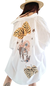 Camisa Maxi Oversize LINO BAMBULA ESTAMPADA SELVA (XXL) PREMIUM WHITE - comprar online