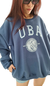 Buzo FRIZA Oversized Largo UBA (XL/XXL) BLUE - tienda online