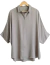 Camisa Maxi Oversize (XXL) TEXTURADA GREY (TIZA) - AW25 en internet