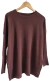 MAXI Sweater BREMER Largo CHOCO DARK (XL/XXL) - AW25 en internet