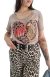 Remera V PREMIUM HEART WILD Vison (4 talles) en internet