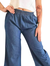 Palazzo CAPRI Denim Blue Navy (40 al 50) - tienda online