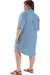 Vestido Camisero AMPLIO ALGODON BAMBULA (XXL) SKY - Kuwana Shop