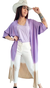 Camisa Kimono Larga LILA BATICK (XL/XXL) - Kuwana Shop