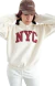 Buzo Hoodie FRIZA NY BORDADO PREMIUM - CRUDO AW25 - tienda online