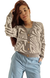 Cardigan Jackard Azebrado GREY SOFT (M /L) - Kuwana Shop