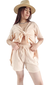 SET LIBORE LINO BAMBULA Kimono + Short (42 al 50) SAND - tienda online