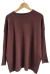 MAXI Sweater BREMER Largo CHOCO DARK (XL/XXL) - AW25 - comprar online